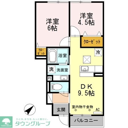 カサヴェールの物件間取画像